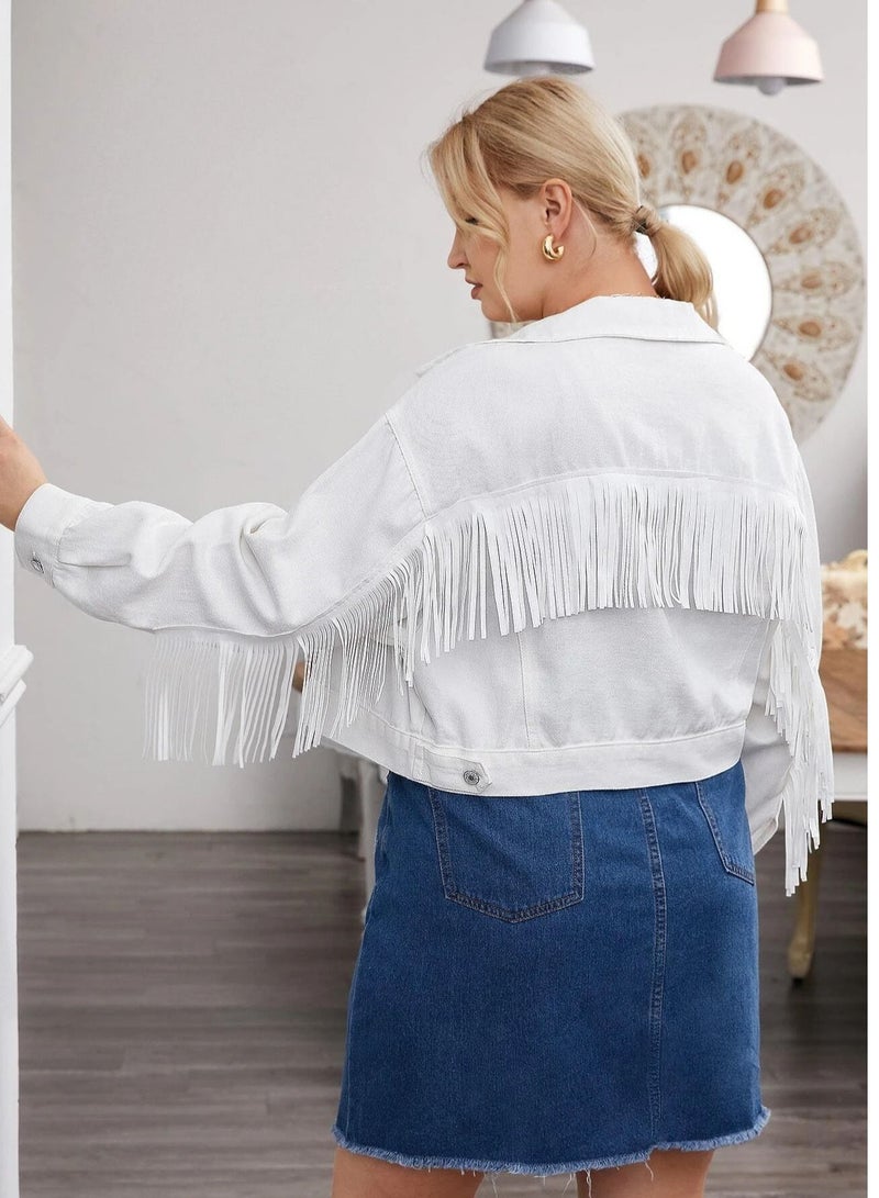 Loquat Denim jacket for women - Image 4