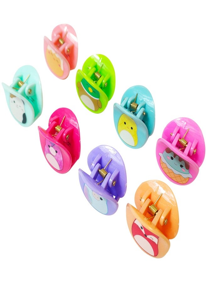 LUV HER Glam Up Your Look with Squishmallows Butterfly Hair Clips - 8 Cute Hair Clips with Small Claw Clips for Every Occasion - Multi Color - Ages 8+ - Image 3