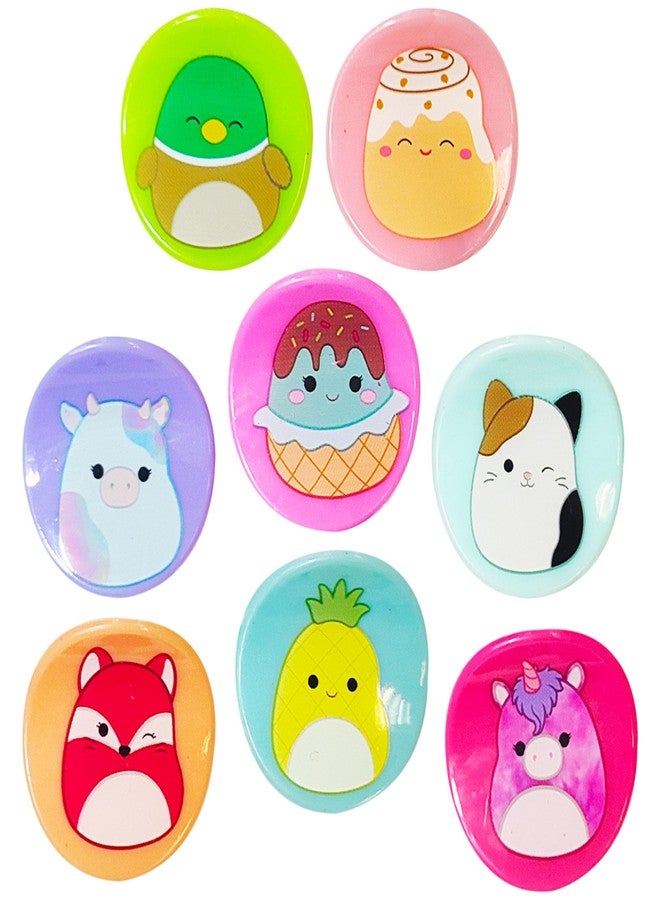 LUV HER Glam Up Your Look with Squishmallows Butterfly Hair Clips - 8 Cute Hair Clips with Small Claw Clips for Every Occasion - Multi Color - Ages 8+ - Image 5