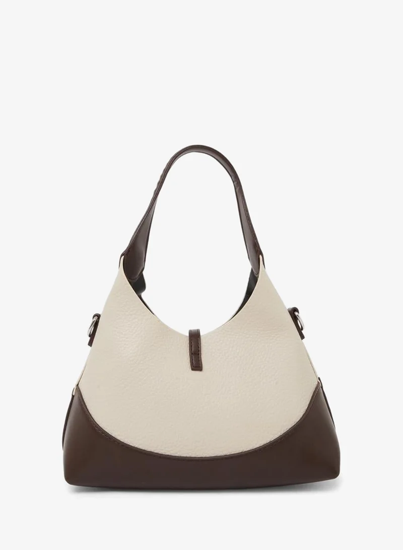 ستايلي Textured Shoulder Bag with Mini Purse