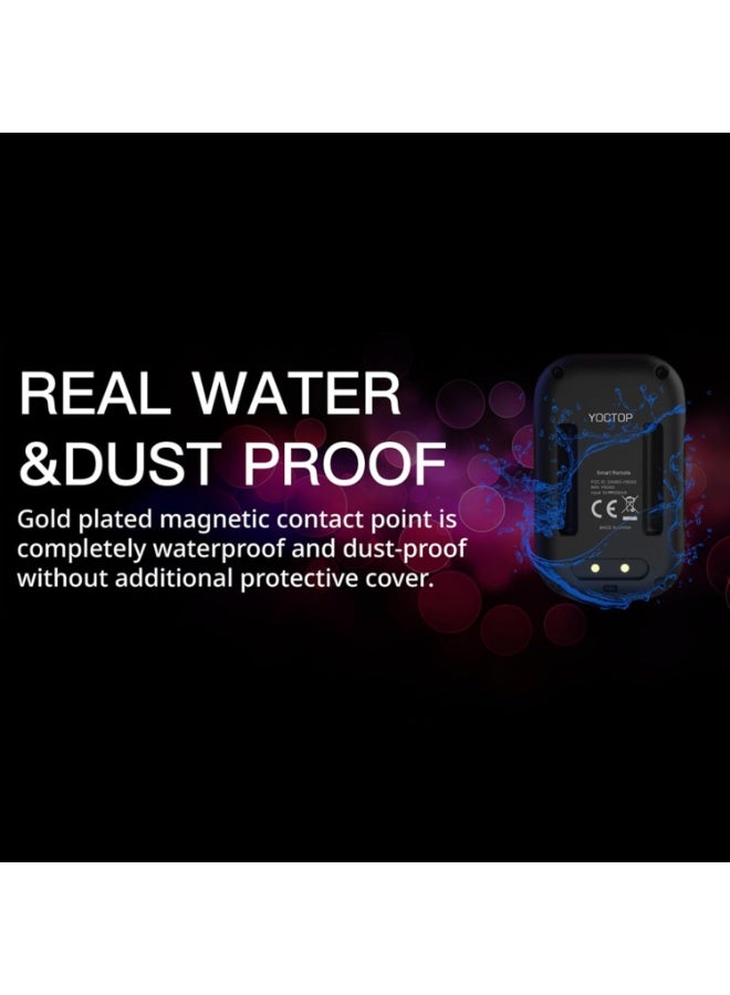 AIWANTO Wireless Smart Remote Control for GoPro Hero 12/11/10/9/8 & Max – LED Color Screen, 50m Range, Built-In Battery, Wrist Strap & USB Charging Cable - Image 5