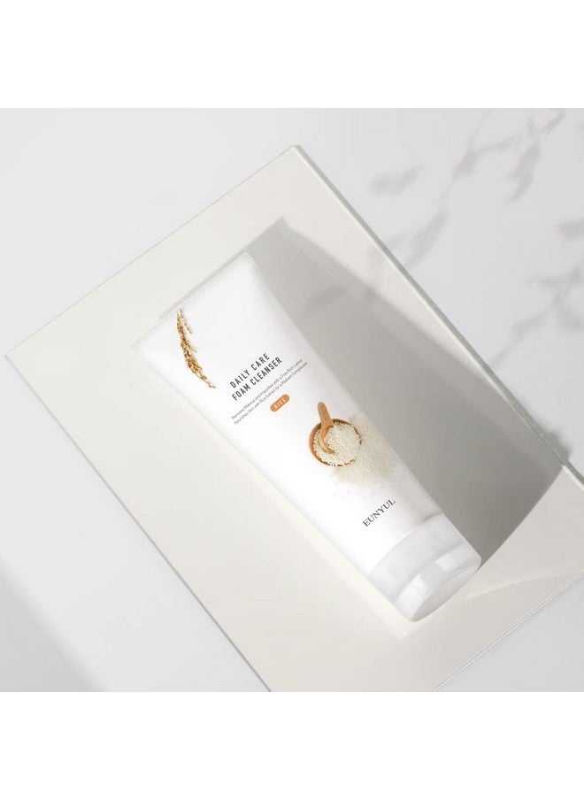 Eunyul - Daily Care Rice Foam Cleanser 5.07 Fl. Oz. / 150Ml Korean Skincare Face Wash With Rice Water Face Cleanser - Image 1