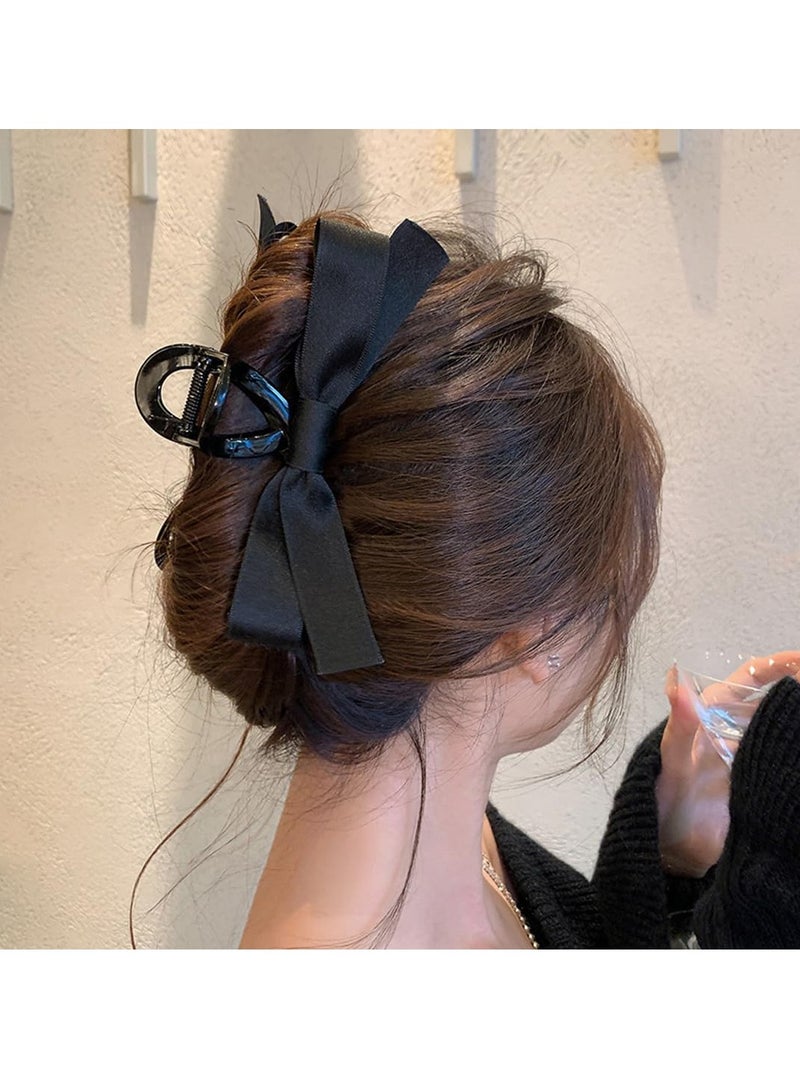 general 2PCS Hair Bows Claw Clip for Women Girls Bow knot Hair Clips for Women Thick Hair & Thin Hair,Big Bows Hair Clips,Nonslip Bows Claw Clips for Women Bow Clips for Women Bow Clips - Image 3