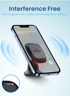 Remson Remson Magnetic Car Phone Holder Universal Stick On 360 Rotation  For Dashboard Compatible with iPhone 13 12 11 Pro Max XR XS X 8 7, Samsung Galaxy & More – Black  - Image 4