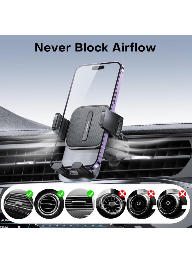 أوموتون حامل هاتف للسيارة من أوموتون، مزود بخطاف معدني زنبركي، للاستخدام بدون استخدام اليدين وثبات فائق، متوافق مع أجهزة آيفون، سامسونج، جوجل، هواوي، نوكيا، وغيرها من الهواتف الذكية - Image 4