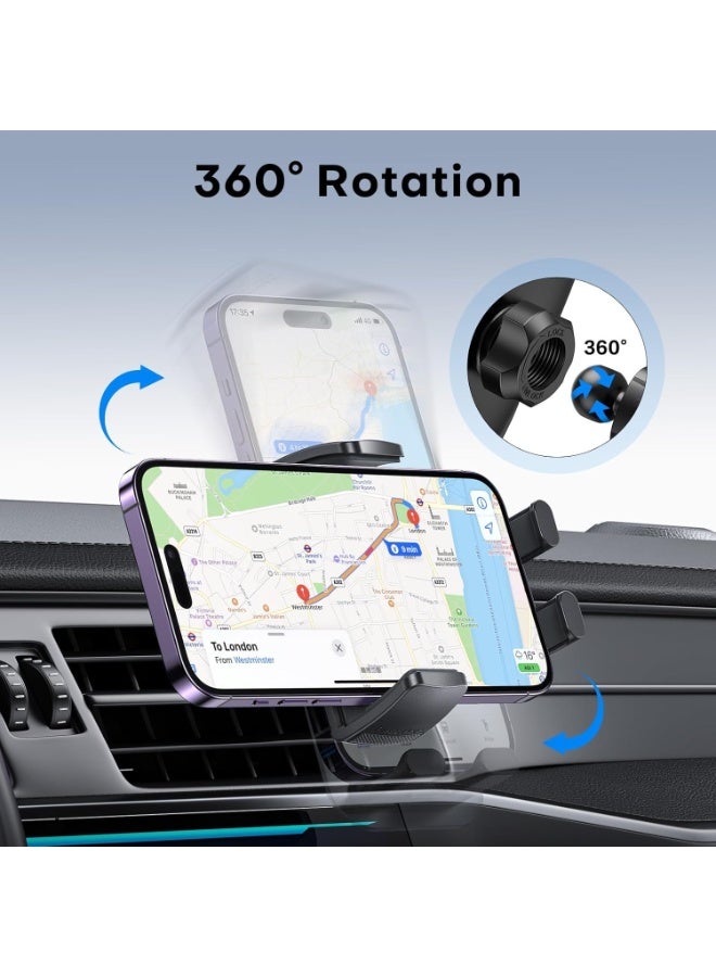 أوموتون حامل هاتف للسيارة من أوموتون، مزود بخطاف معدني زنبركي، للاستخدام بدون استخدام اليدين وثبات فائق، متوافق مع أجهزة آيفون، سامسونج، جوجل، هواوي، نوكيا، وغيرها من الهواتف الذكية - Image 5