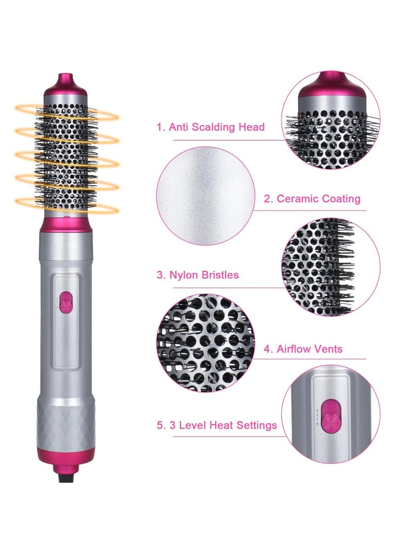 TYZOON - Hair Dryer Brush 5 In 1 Hair Blower Brush Hot Air Styler Comb One Step Hairdryer Electric Blowing Hair Dryer Auto Curling Iron - Image 1