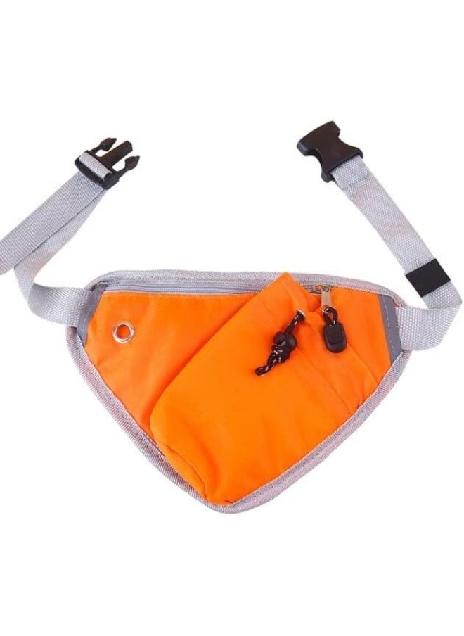 Generic Running Belt Hydration Waist Pack with Water Bottle Holder Crossbody Fanny Pack with Extension Strap Reflective Strips Waist Bag for Running Walking Hiking  - Image 1