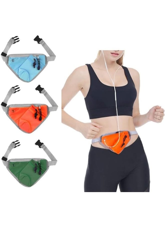 Generic Running Belt Hydration Waist Pack with Water Bottle Holder Crossbody Fanny Pack with Extension Strap Reflective Strips Waist Bag for Running Walking Hiking  - Image 3