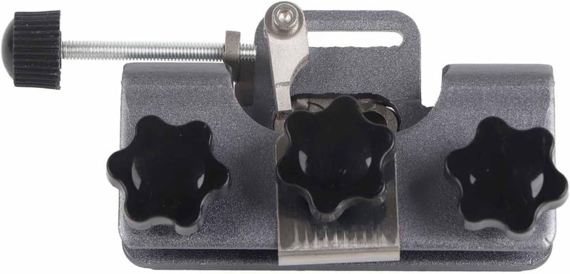 Chainsaw Sharpener Manual Mini Chainsaw Sharpening Jig Set, Hand Crank Chain Sharpener Tool with 3 Grinding Heads, Portable Convenient Chainsaw Chain Sharpening Jig Kit (Grey) - Image 4