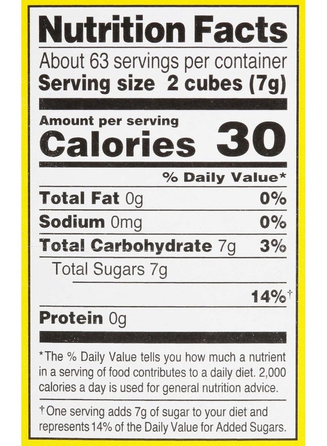 Domino Premium Pure Cane Sugar Cubes Dots, 1 Pound Box - Image 4