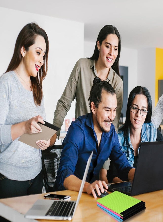 جيتك مجموعة أوراق كتابة قانونية من Jetec، 6 قطع، أوراق أفقية، مسطرة، 50 ورقة، ألوان متنوعة، مقاس 11 بوصة × 9.5 بوصة، دفتر ملاحظات أفقي للعمل والمدرسة والمكتب والسفر (متعدد الألوان) - Image 3