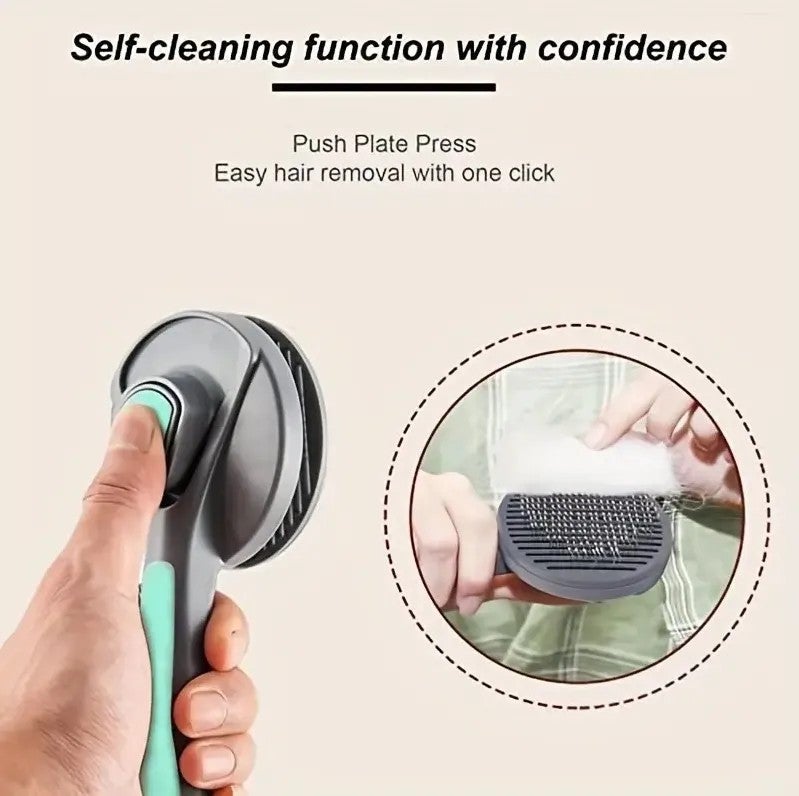 Bluejw 3-in-1 Cat Water Shower Brush & Dog Slicker Drying Brush: Upgraded Pet Grooming Comb for Cats & Dogs - Cleaning, Hair Removal & Massaging Brushes - Image 5
