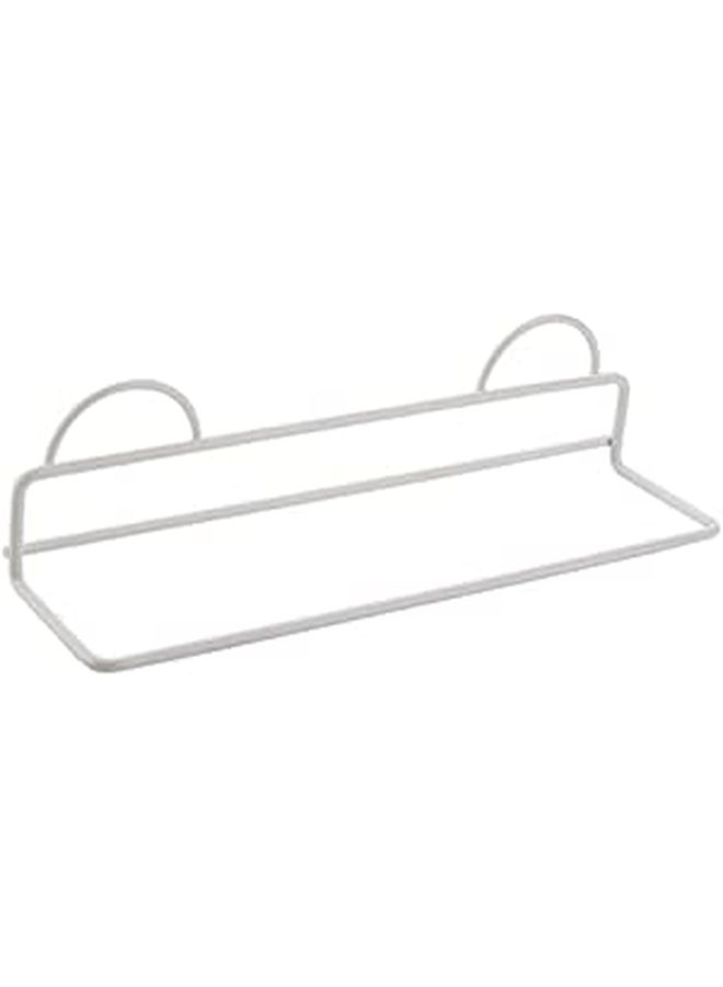 Single Layer Metal Wall Mounted Shoe Rack Easy Install Multifunctional Home Storage - Image 1
