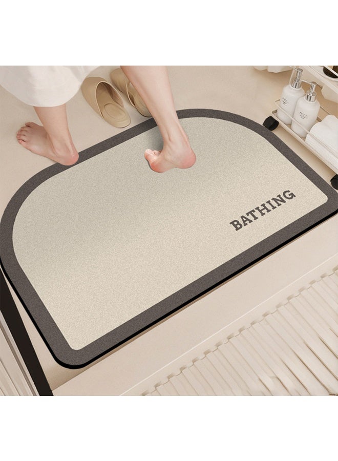 فلاي رود سجادات حمام مانعة للانزلاق، سجادات أرضية للحمام (60×40 سم)، سريعة الجفاف، عالية الامتصاص، متينة وقابلة للغسل في الغسالة، مناسبة للحمام وحوض الاستحمام والمرحاض وسجادات أرضية الحمام - Image 1