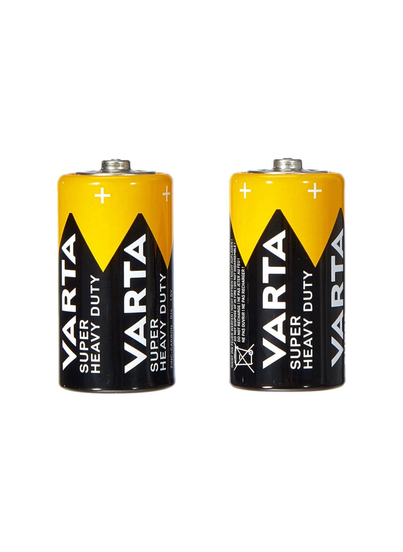 VARTA - Varta Super heavy Lift C Zinc Carbon Batteries - 2 Pieces - Image 1