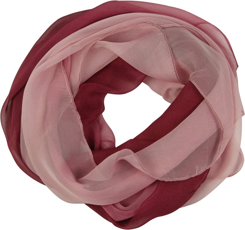 PANTONIGHT Long Chiffon Sheer Scarf Gradient Shaded Colors Lightweight Scarf For Womens - Image 3