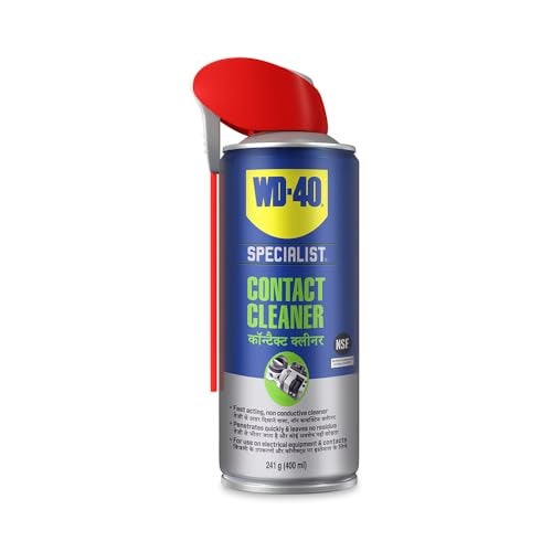 WD-40 Specialist® All Purpose Contact Cleaner 400ml - Drive Out Dirt, Dust, Oil, Flux Residue, and Moisture From Sensitive Electrical Parts and Equipment with Ease - Image 1