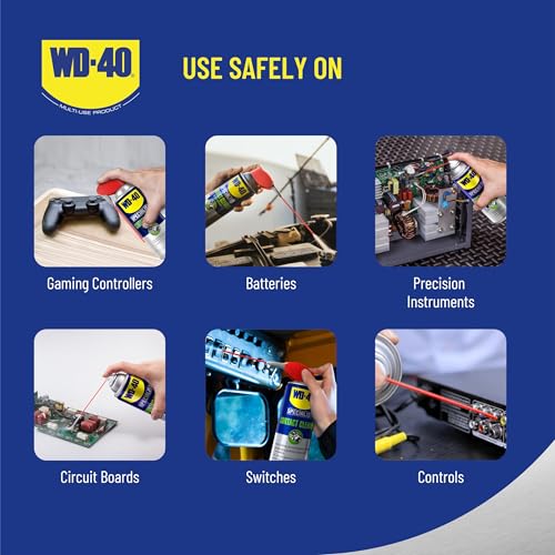 WD-40 Specialist® All Purpose Contact Cleaner 400ml - Drive Out Dirt, Dust, Oil, Flux Residue, and Moisture From Sensitive Electrical Parts and Equipment with Ease - Image 5