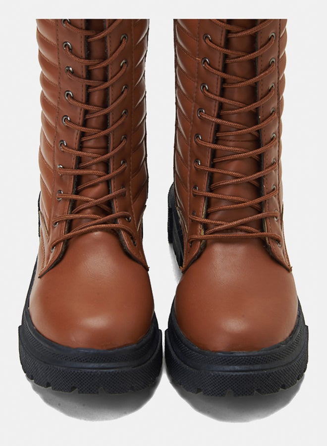 TGS Quilted Stripe Boots  - Image 4