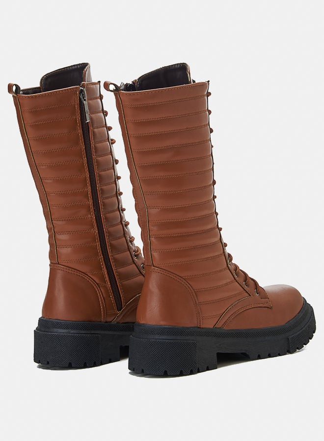 TGS Quilted Stripe Boots  - Image 3