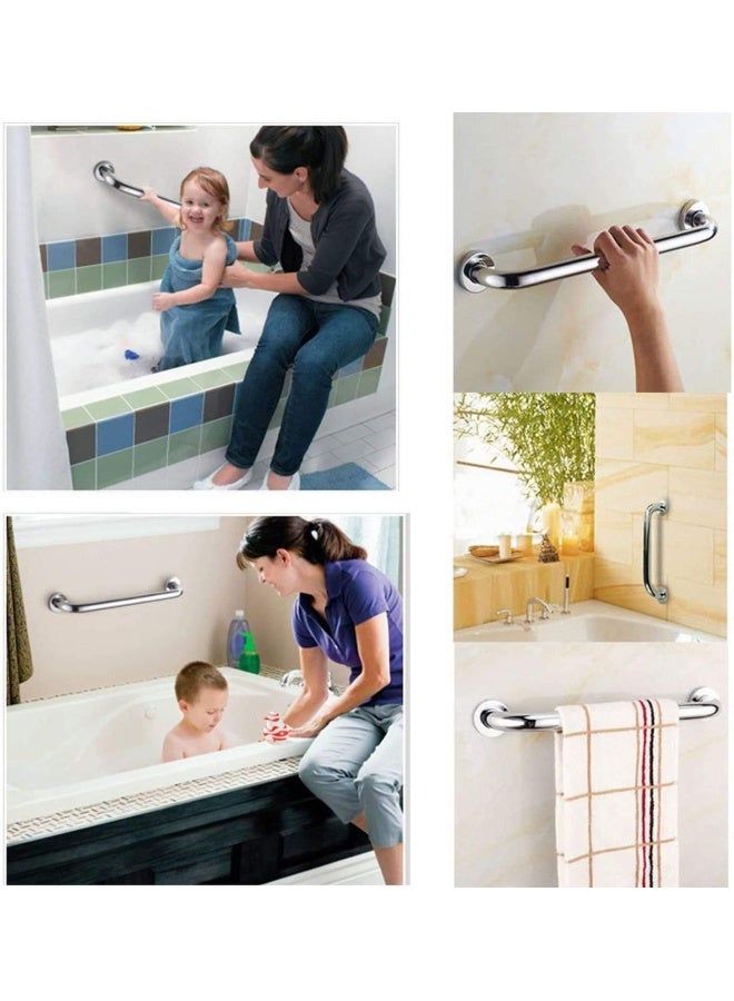 ROBUSTLINE Stainless Steel D Bar Handle Rosette Type Ideal For Elderly Shower Support 19Mm X 250Mm Brand - Image 4