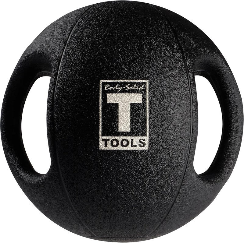 Body Solid Heavy-Duty Exercise Medicine Balls with Dual Handles, Durable Non Slip Rubber Grip Medicine Ball for Weights Training, Weightlifting & Core Workouts. - Image 3