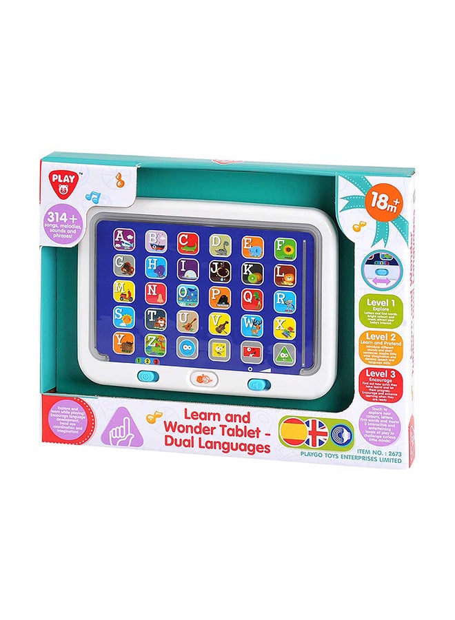 Playgo Learn & Wonder Interactive Tablet – Battery Operated Educational Toy for Kids - Image 2