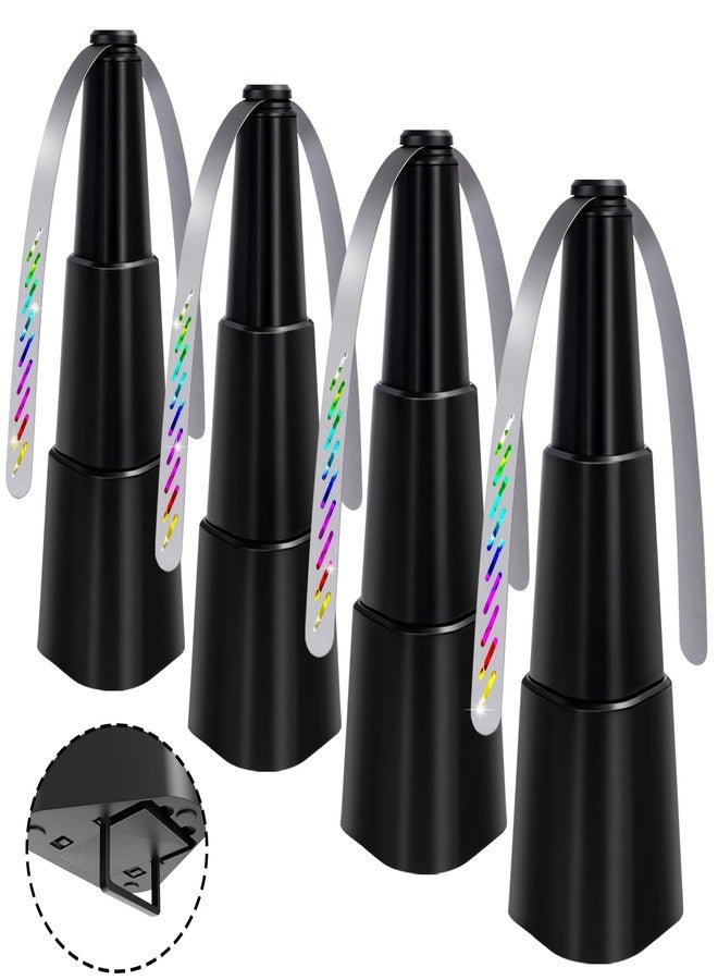 KTDRJN Fly Fans for Tables,Food Indoor Outside,4 Pack Portable Outdoor Picnic Fan,Batteries Powered Table Restaurant, Party, Home,Outdoor Dinner(Black) - Image 1