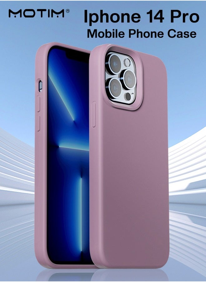 Motim - Liquid Silicon Case for iPhone 14 Pro/14 Pro Max Full-Body Protection Soft Gel Rubber Cover Slim Shockproof Anti-Scratch Bumper Phone Case - Image 1