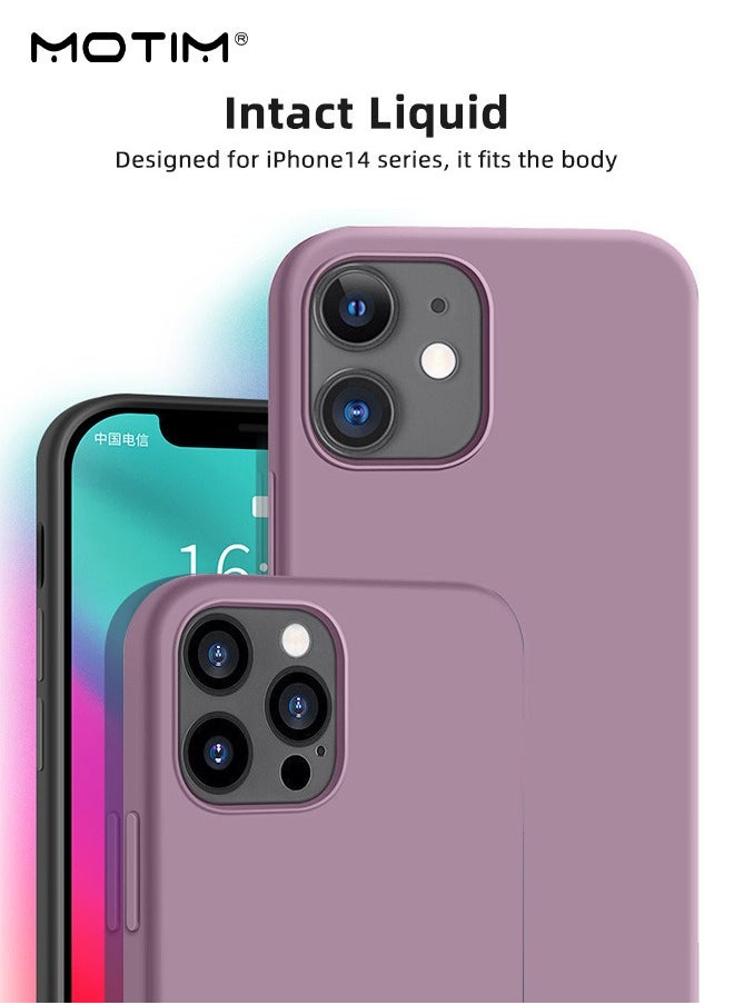 Motim - Liquid Silicon Case for iPhone 14 Pro/14 Pro Max Full-Body Protection Soft Gel Rubber Cover Slim Shockproof Anti-Scratch Bumper Phone Case - Image 1