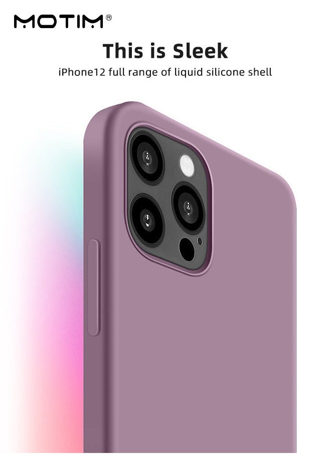 Motim - Liquid Silicon Case for iPhone 14 Pro/14 Pro Max Full-Body Protection Soft Gel Rubber Cover Slim Shockproof Anti-Scratch Bumper Phone Case - Image 1