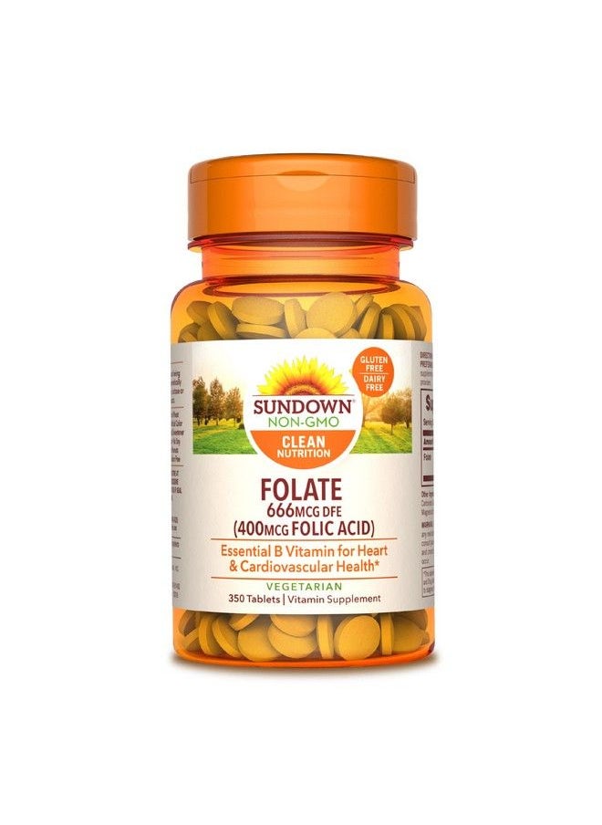 Sundown - Folic Acid 400 Mcg 350 Tablets (Packaging May Vary) - Image 1
