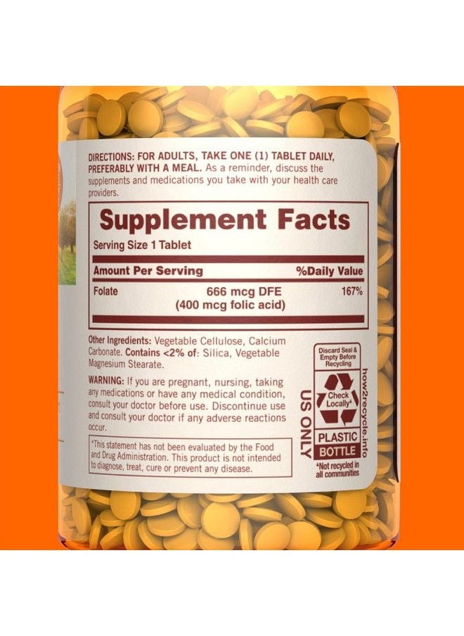 Sundown - Folic Acid 400 Mcg 350 Tablets (Packaging May Vary) - Image 1