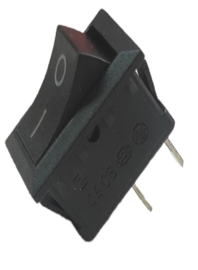 UNIVERSAL HUB� 2 PIN ROCKER SWITCH ON/OFF 240V 6AMP BLACK COLOR 15Pcs - Image 3
