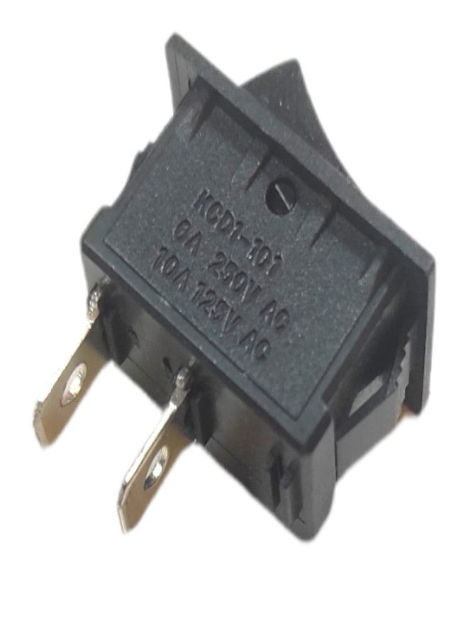UNIVERSAL HUB� 2 PIN ROCKER SWITCH ON/OFF 240V 6AMP BLACK COLOR 15Pcs - Image 1