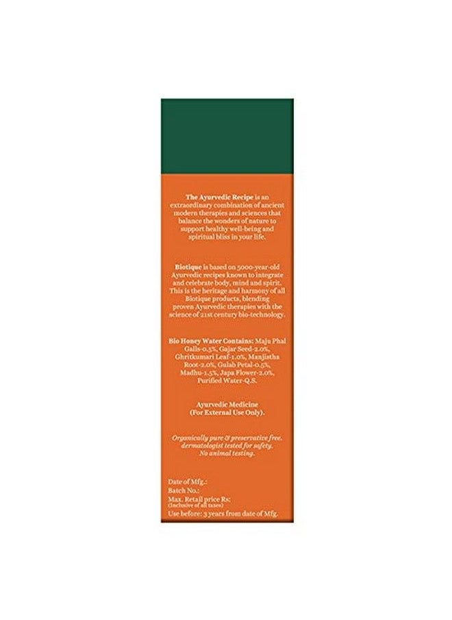 Biotique Honey Water Pore Tightening Brightening Toner With Himalayan Waters 120Ml  - Image 5