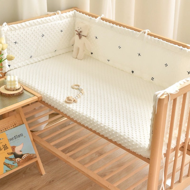 Crib Scarlet Bean Bed Rely On Anti-Collision Cushioning Soft Bag Baby Comfort Children'S Bed Splicing Bed Enclosure One-Piece Pack - Image 1