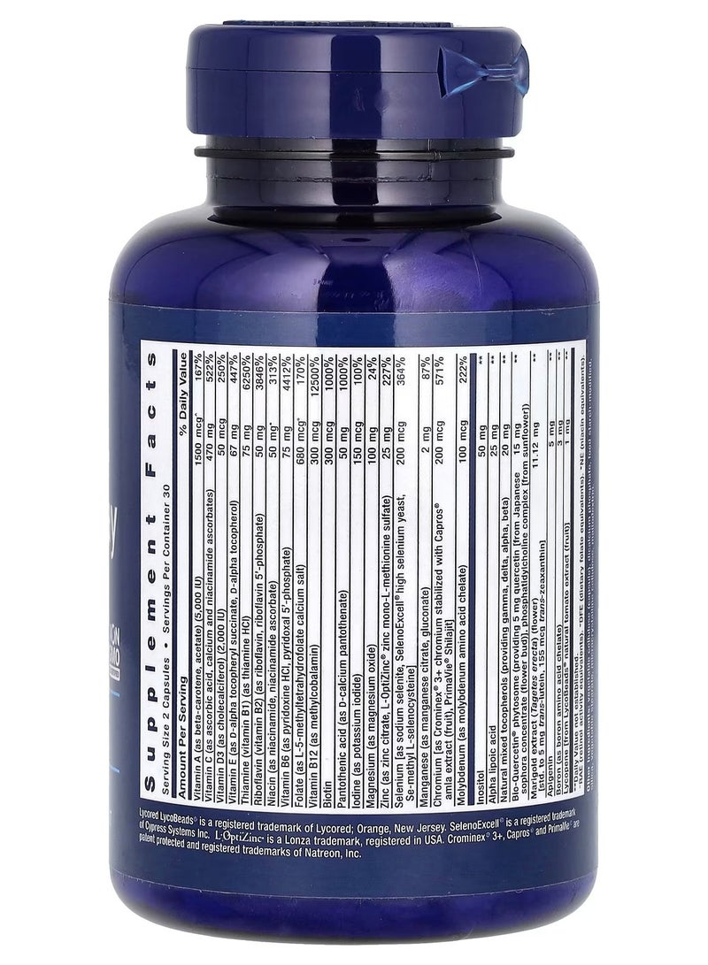 Life Extension, Two-Per-Day Multivitamin, 60 Capsules - Image 2