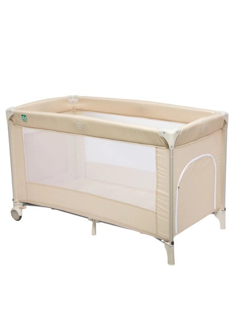 A Safe and Comfortable 2-in-1 Baby Bed with Mesh Barriers to Keep the Interior more Ventilated, Made of Safe Materials for your Child