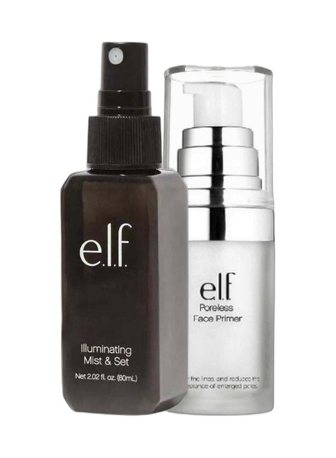 elf Illuminating Mist And Set Clear & Poreless Primer White Bundle - Image 1