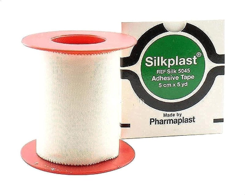SILKPLAST شريط لاصق طبي سيلك بلاست 5 سم × 5 ياردة - Image 1