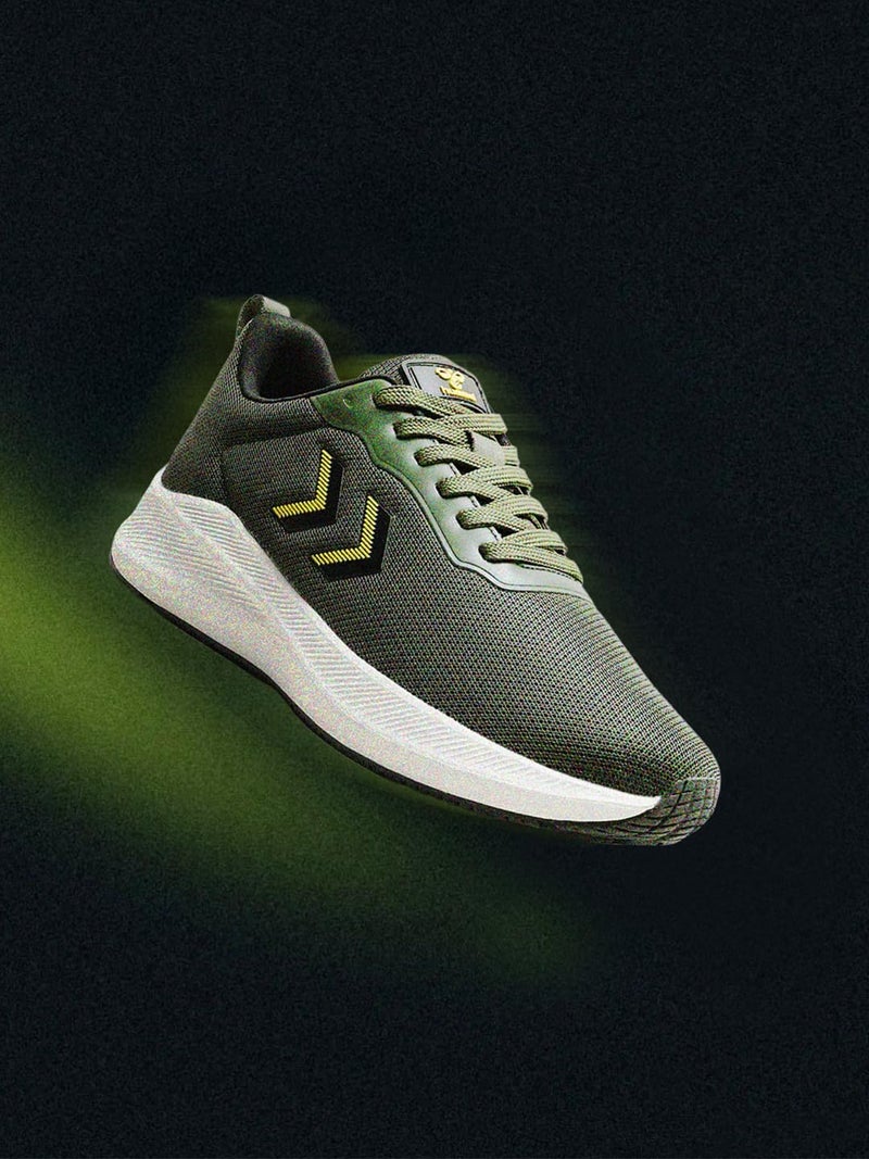 hummel Ultralite Lace Up Sports Shoes for Men with Lightweight TPR Sole Comfortable Breathable and Slip Resitant Ideal for Running Walking Gym Trekking Hiking Black - Image 2