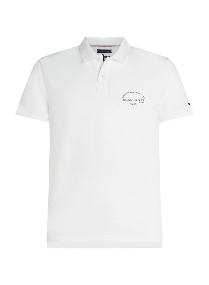 TOMMY HILFIGER Regular Fit Arch Logo Polo Shirt - Image 2