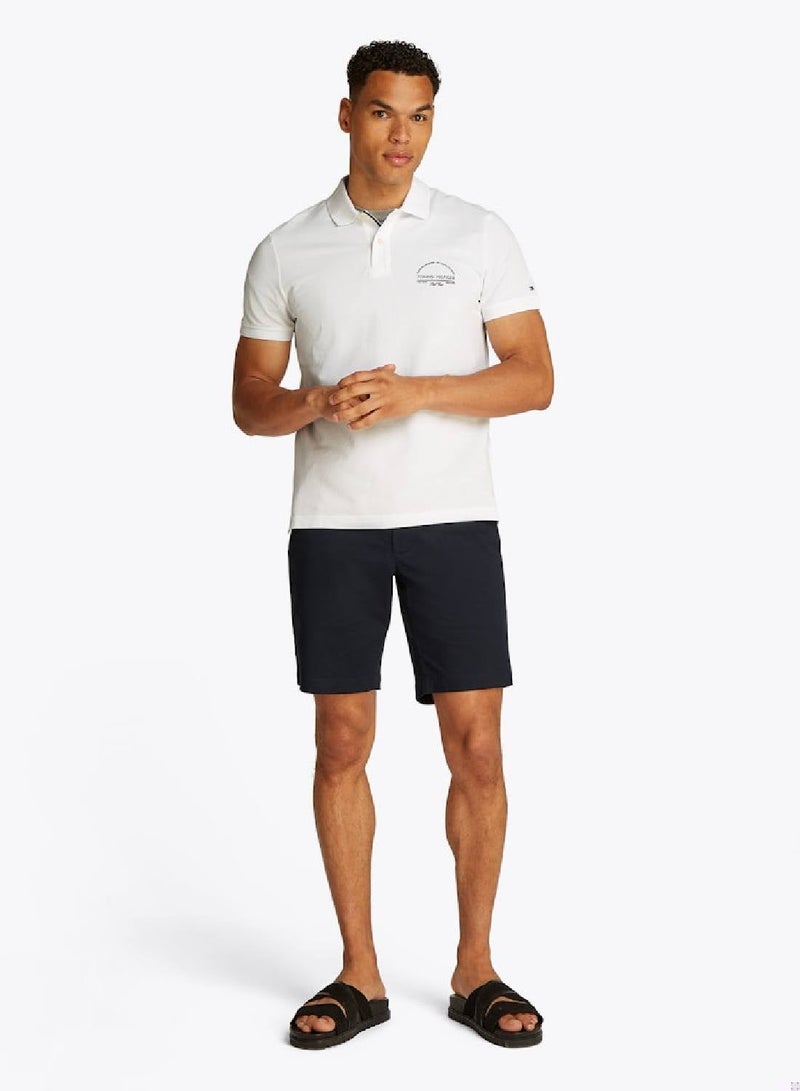 TOMMY HILFIGER Regular Fit Arch Logo Polo Shirt - Image 4