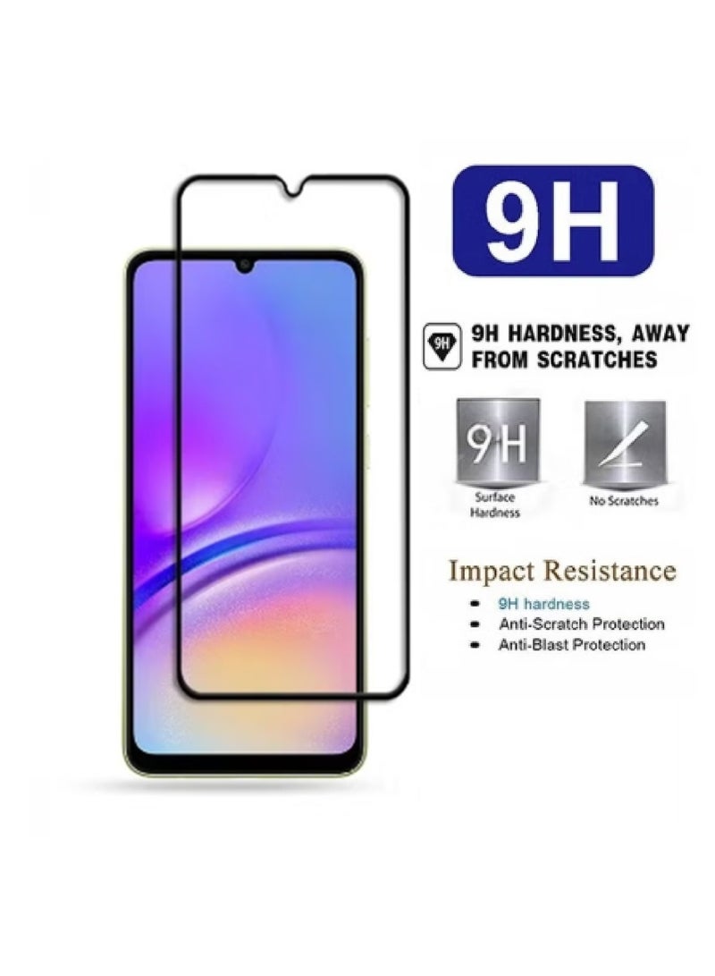 م ة ب م جراب مغناطيسي شفاف لهاتف سامسونج جالاكسي A05 مع واقي شاشة من الزجاج المقوى، عبوة من قطعتين - Image 3