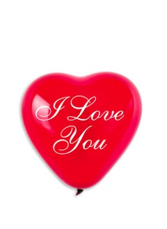 Gemar 17" I Love You Balloon Red/White Latex Bln 25ct  - Image 3