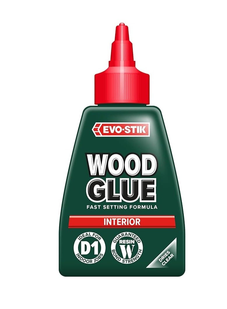 EVO-STIK Interior Wood Glue 250ml Bottle - Image 1