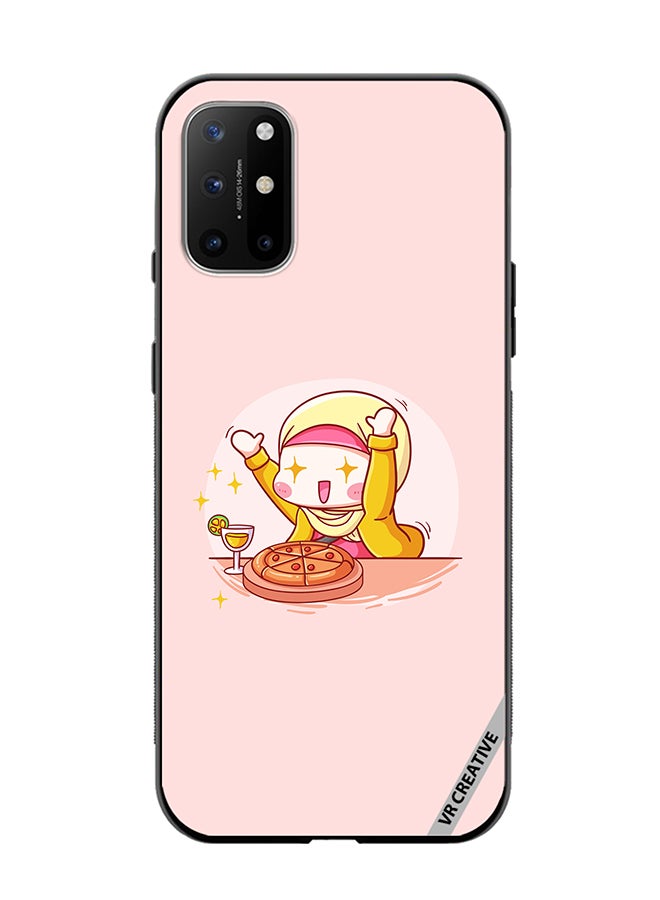VR CREATIVE Protective Case Cover For OnePlus 8T Cute Hijabi Babe Design Multicolour - Image 1