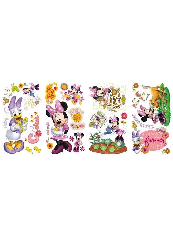 RoomMates Mickey And Friends Minnie Mouse Barnyard Cuties Peel And Stick Wall Decals (Multicolor)  - Image 5